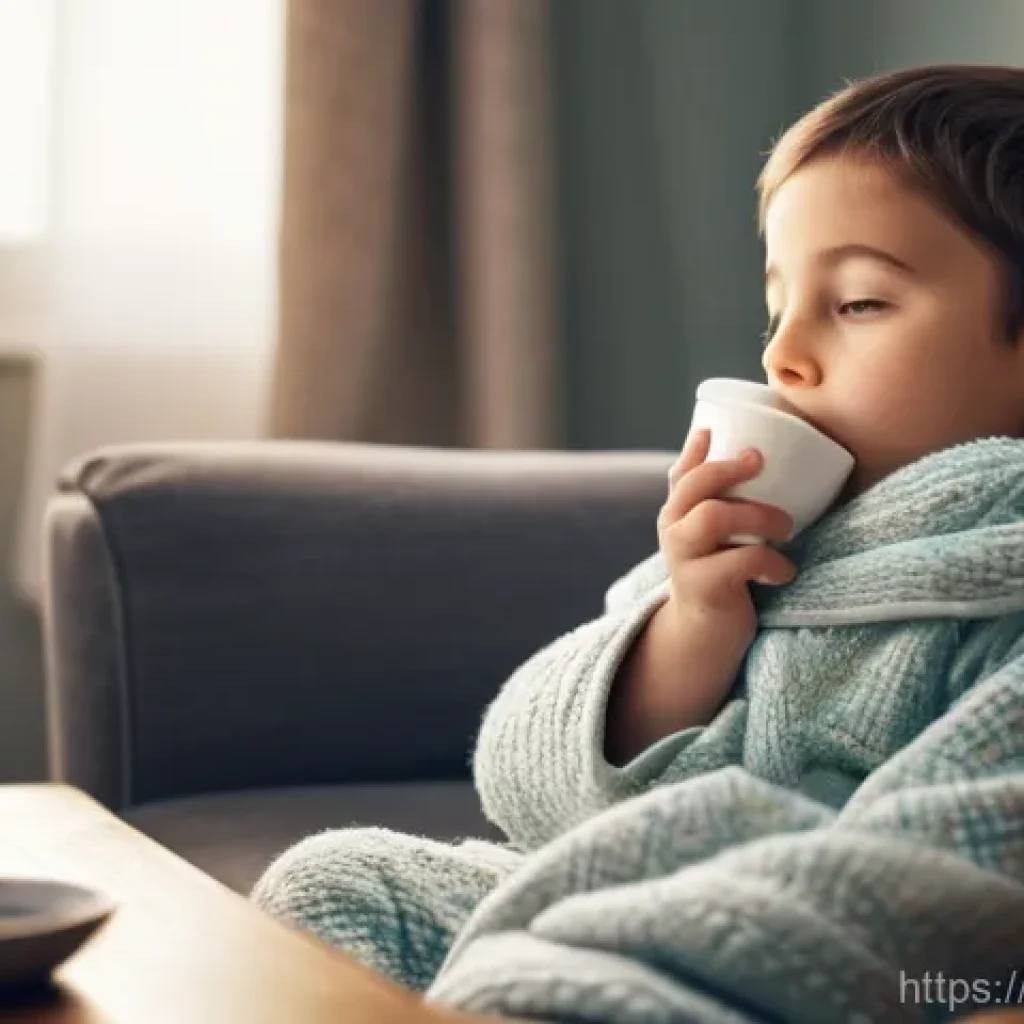 알레르기 비염과 감기의 차이 - **Prompt:** A young adult, dressed in comfortable casual wear, sits thoughtfully in a bright, clean ...