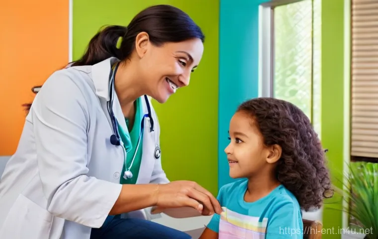 소아 비염 치료 병원 추천 - **Prompt:** A cozy indoor scene showing a young child (around 5-7 years old) experiencing mild aller...